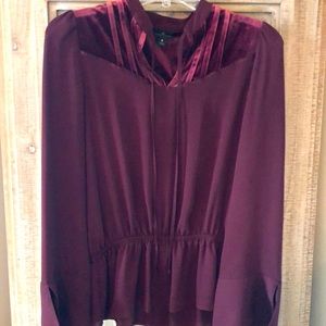 Worthington Maroon Blouse